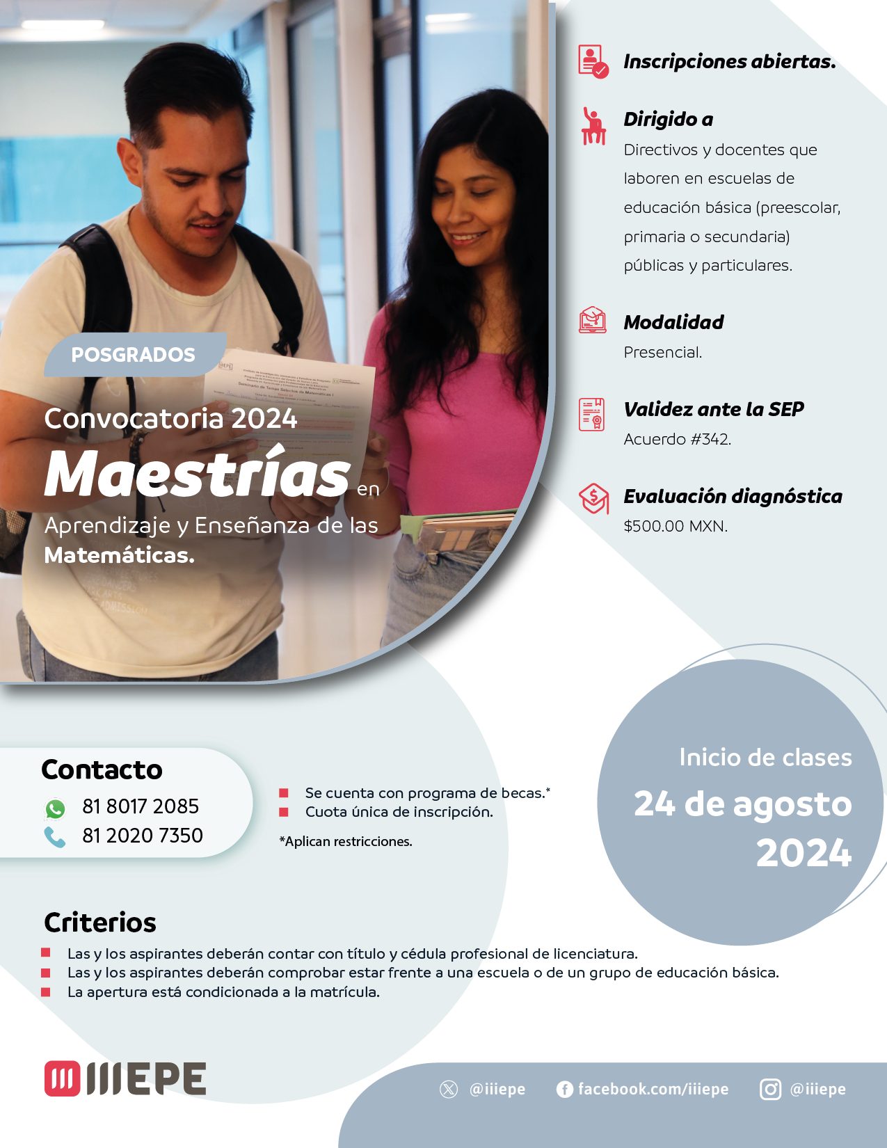 Maestría en Aprendizaje y Enseñanza de las Matemáticas