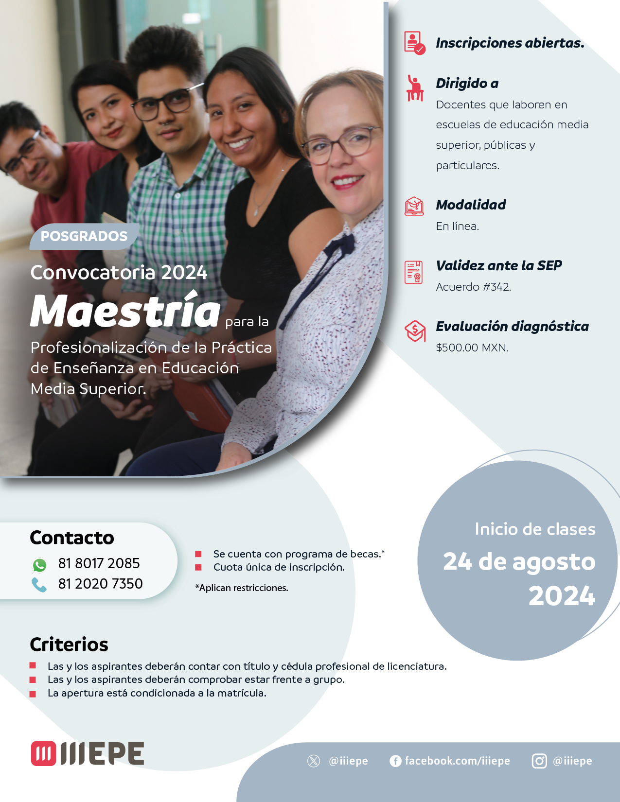 Maestría en la profesionalización de la práctica de Enseñanza en Educación Media Superior